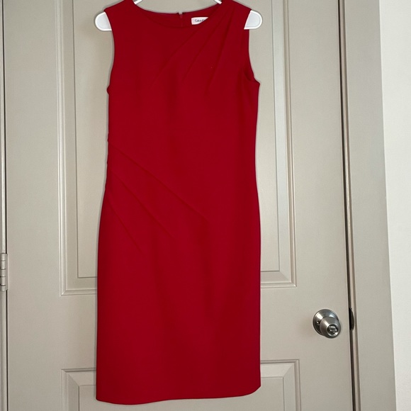 Calvin Klein red Size 8 dress - Picture 1 of 1